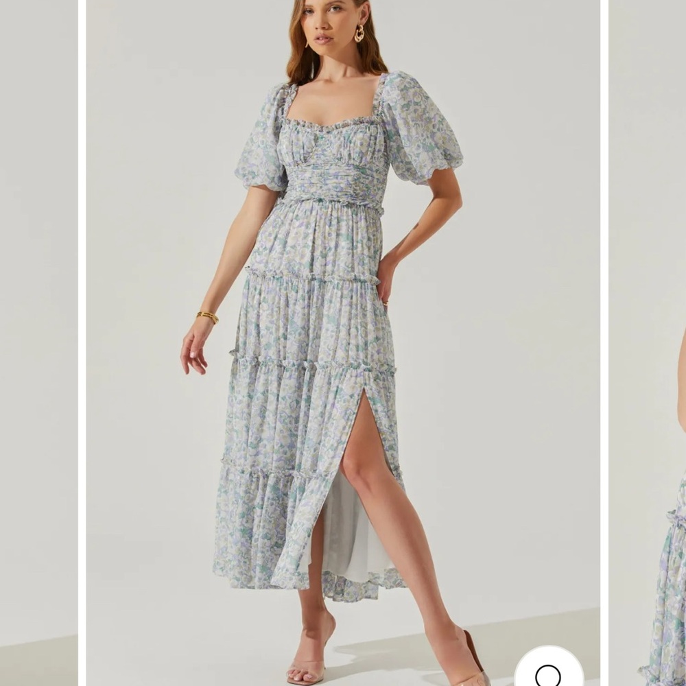 Prina Dress in Blue Green Floral
ASTR THE LABEL